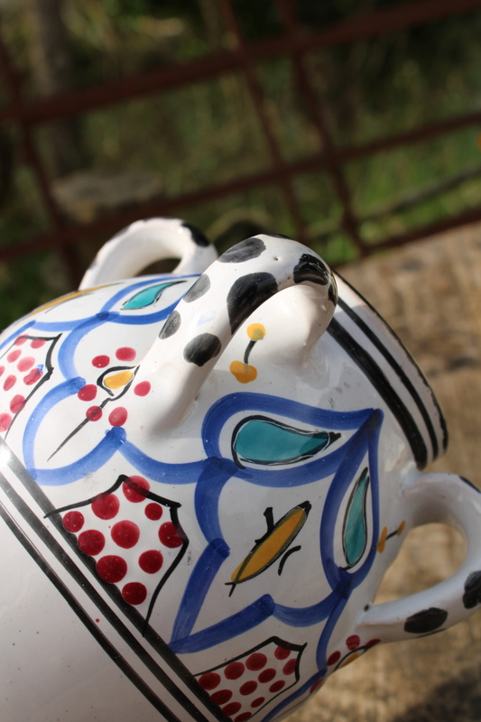 Vase peint à la main