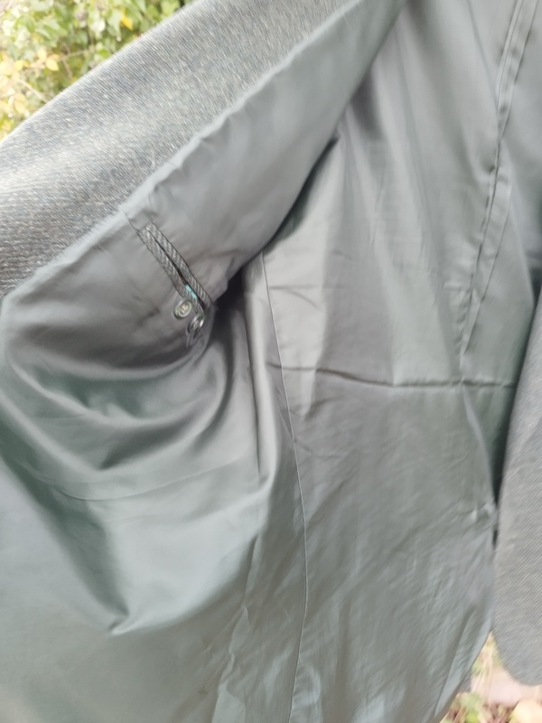 Veste vintage en laine verte