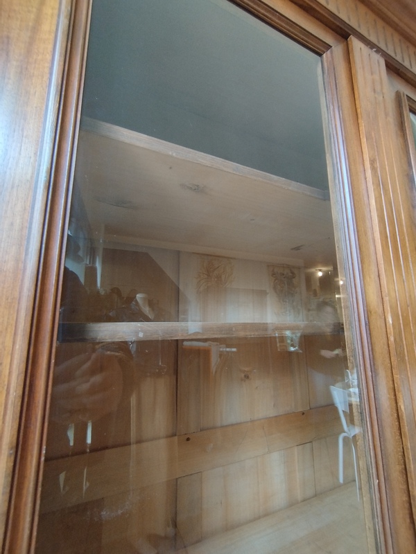 Vitrine biseauté XXe 